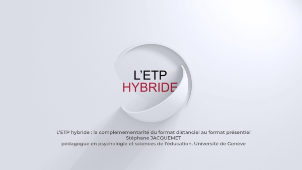 L'ETP Hybride : intervention de Stéphane Jacquemet