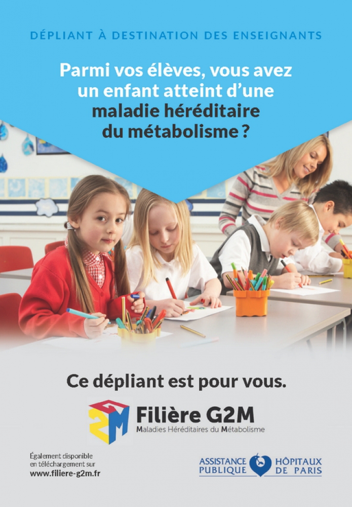 Dépliant intégration scolaire patients sous traitement diététique hypoprotidique
