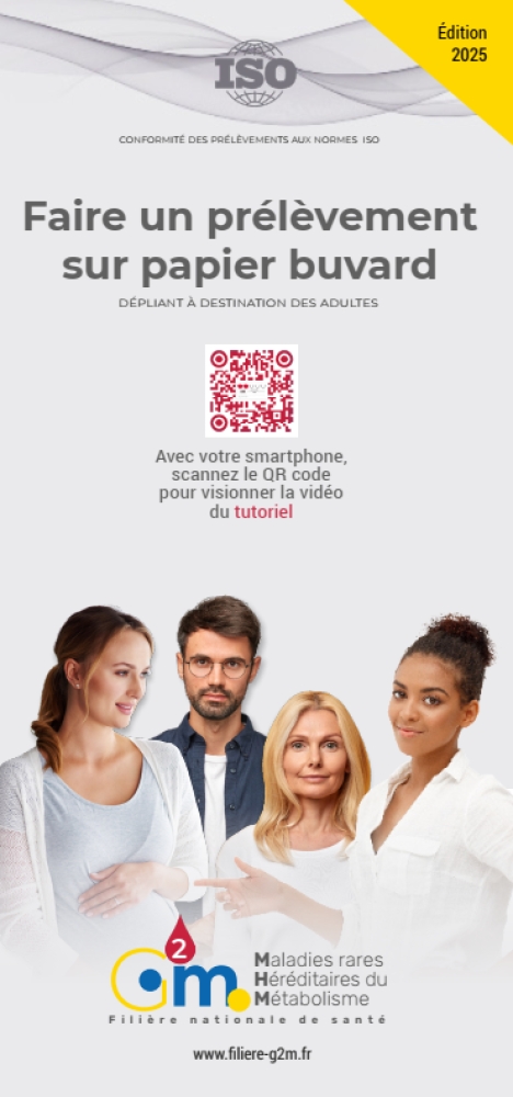 Dépliant patients adultes : faire un prélèvement sanguin sur papier buvard