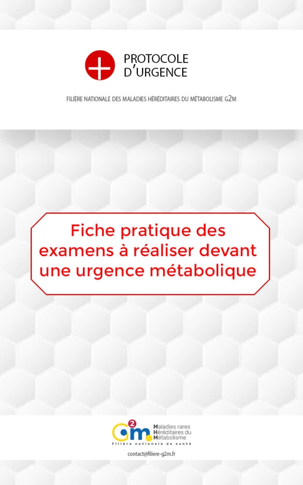 CU - Fiche pratique des examens à réaliser devant une urgence métabolique